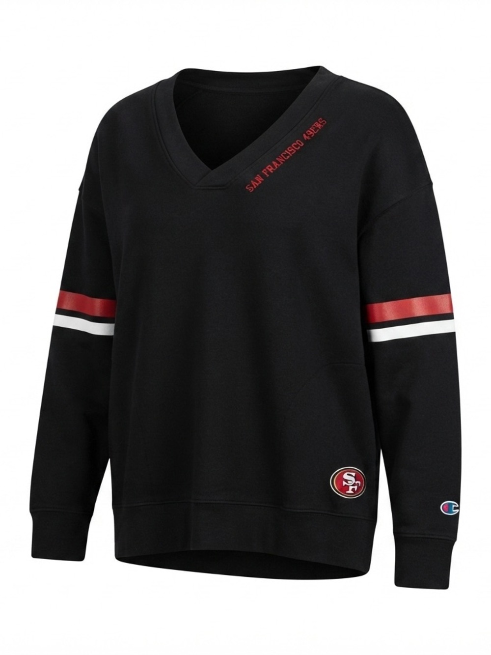 Champion San Francisco 49ers Women’s Oversized Sweatshirt Large NWT Pockets